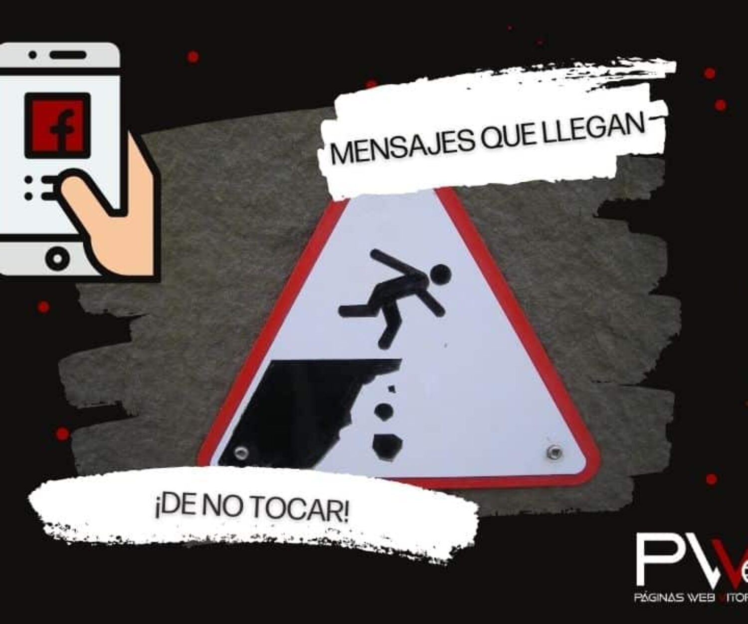 mensajes fraudulentos en redes sociales